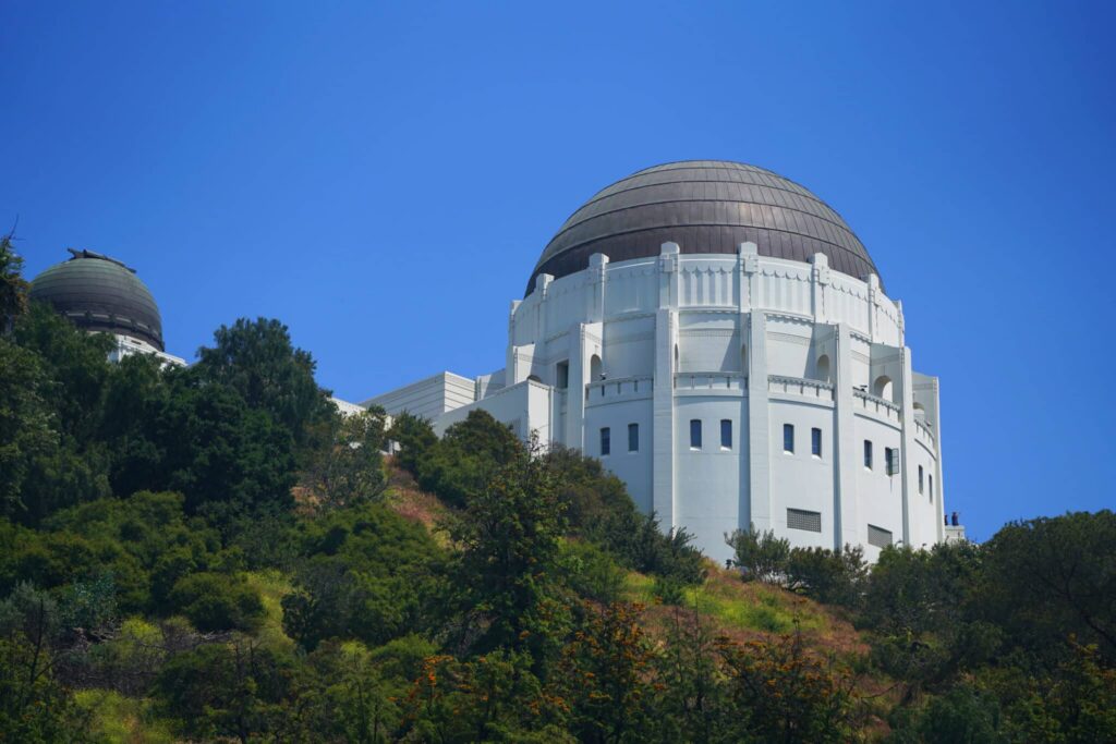 The iconic Griffith Observatory, overlooking the communities served by our Los Angeles wealth management advisors.