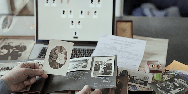 pictures and scrapbook items